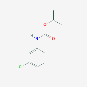 molecular formula C11H14ClNO2 B2940863 Isopropyl 3-chloro-4-methylphenylcarbamate CAS No. 200060-96-4
