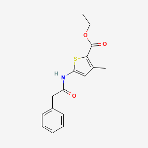 Ethyl 3-methyl-5-(2-phenylacetamido)thiophene-2-carboxylate