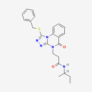 N-(5-chloro-2-methylphenyl)-2-[6-(2-methylphenyl)-2-(methylthio)-5,7-dioxo-6,7-dihydro[1,3]thiazolo[4,5-d]pyrimidin-4(5H)-yl]acetamide