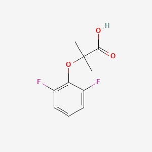 molecular formula C10H10F2O3 B2940896 2-(2,6-Difluorophenoxy)-2-methylpropanoic acid CAS No. 1203955-59-2