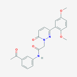 N-(3-acetylphenyl)-2-[3-(2,5-dimethoxyphenyl)-6-oxopyridazin-1-yl]acetamide