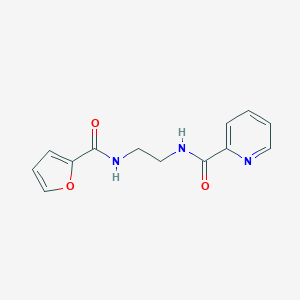 molecular formula C13H13N3O3 B294092 N-[2-(2-furoylamino)ethyl]-2-pyridinecarboxamide 