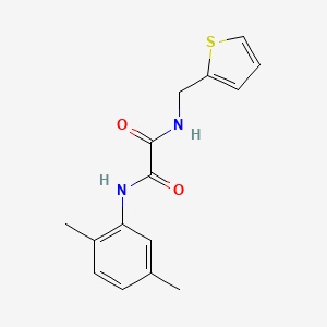 molecular formula C15H16N2O2S B2940921 N'-(2,5-dimethylphenyl)-N-(thiophen-2-ylmethyl)oxamide CAS No. 898361-07-4