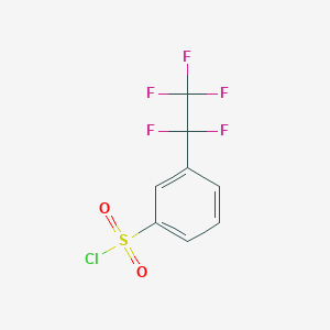 3-(Pentafluoroethyl)benzene-1-sulfonyl chloride