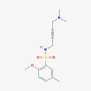 N-(4-(dimethylamino)but-2-yn-1-yl)-2-methoxy-5-methylbenzenesulfonamide