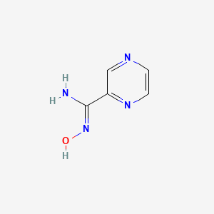 molecular formula C5H6N4O B2940947 (Z)-N'-hydroxypyrazine-2-carboximidamide CAS No. 1219626-78-4; 1878112-04-9; 51285-05-3