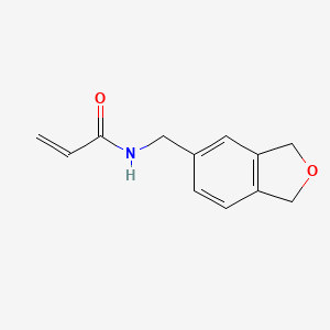 N-(1,3-Dihydro-2-benzofuran-5-ylmethyl)prop-2-enamide