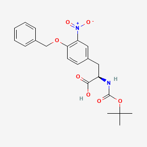 molecular formula C21H24N2O7 B2941045 Boc-D-Tyr(Bzl,3-NO2)-OH CAS No. 1213468-26-8