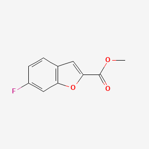 molecular formula C10H7FO3 B2941062 Methyl 6-fluorobenzofuran-2-carboxylate CAS No. 2105823-45-6