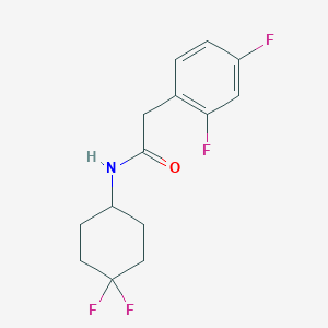 N-(4,4-difluorocyclohexyl)-2-(2,4-difluorophenyl)acetamide