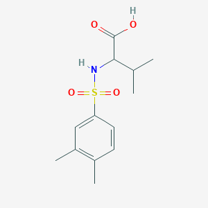 molecular formula C13H19NO4S B2941110 2-(3,4-Dimethylbenzenesulfonamido)-3-methylbutanoic acid CAS No. 1009235-36-2