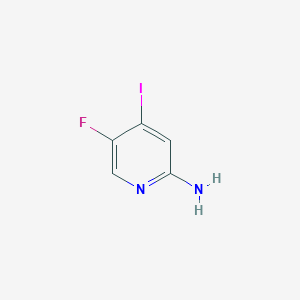 molecular formula C5H4FIN2 B2941119 5-Fluoro-4-iodopyridin-2-amine CAS No. 1649470-53-0