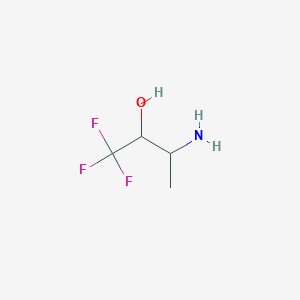 molecular formula C4H8F3NO B2941122 3-Amino-1,1,1-trifluorobutan-2-ol CAS No. 129681-16-9