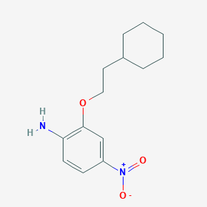 2-(2-Cyclohexylethoxy)-4-nitrophenylamine