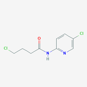 molecular formula C9H10Cl2N2O B2941138 4-氯-N-(5-氯吡啶-2-基)丁酰胺 CAS No. 339014-78-7