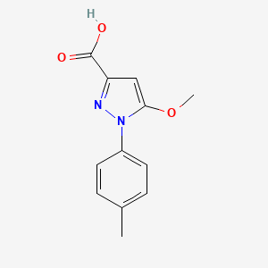 5-Methoxy-1-(p-tolyl)-1H-pyrazole-3-carboxylic acid