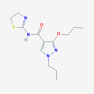 N-(4,5-dihydrothiazol-2-yl)-3-propoxy-1-propyl-1H-pyrazole-4-carboxamide