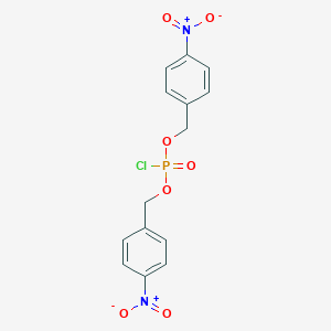 molecular formula C14H12ClN2O7P B029412 Bis(4-nitrobenzyl) phosphorochloridate CAS No. 57188-46-2