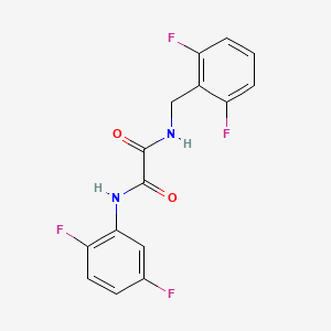 molecular formula C15H10F4N2O2 B2941203 N1-(2,6-difluorobenzyl)-N2-(2,5-difluorophenyl)oxalamide CAS No. 920182-74-7