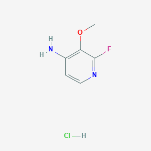 molecular formula C6H8ClFN2O B2941228 2-氟-3-甲氧基吡啶-4-胺盐酸盐 CAS No. 2138351-94-5