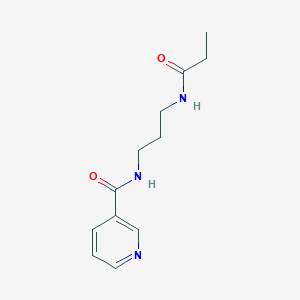 N-[3-(propionylamino)propyl]nicotinamide