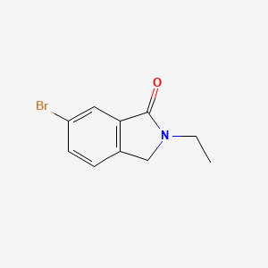 molecular formula C10H10BrNO B2941261 6-溴-2-乙基异吲哚啉-1-酮 CAS No. 1344702-13-1