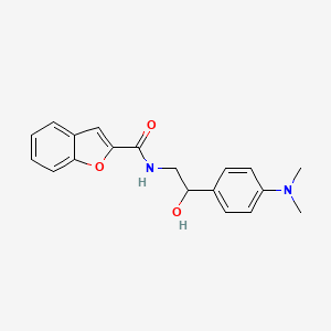 N-(2-(4-(dimethylamino)phenyl)-2-hydroxyethyl)benzofuran-2-carboxamide