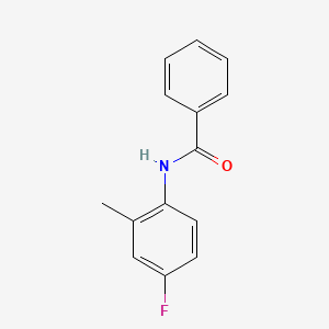 molecular formula C14H12FNO B2941270 N-(4-fluoro-2-methylphenyl)benzamide CAS No. 401-25-2