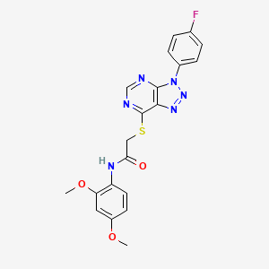 N-(2,4-dimethoxyphenyl)-2-((3-(4-fluorophenyl)-3H-[1,2,3]triazolo[4,5-d]pyrimidin-7-yl)thio)acetamide