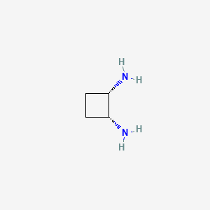 molecular formula C4H10N2 B2941380 cis-Cyclobutane-1,2-diamine CAS No. 35953-65-2; 365996-18-5