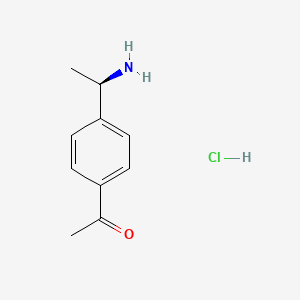 (r)-1-(4-(1-Aminoethyl)phenyl)ethanone hydrochloride
