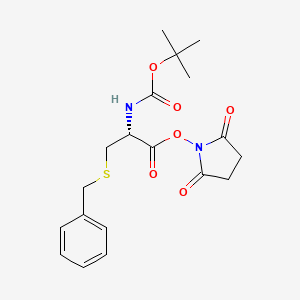 molecular formula C19H24N2O6S B2941428 Boc-cys(bzl)-osu CAS No. 3401-33-0; 85097-54-7