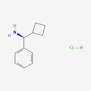 molecular formula C11H16ClN B2941448 (S)-cyclobutyl(phenyl)methanamine hydrochloride CAS No. 1202478-42-9