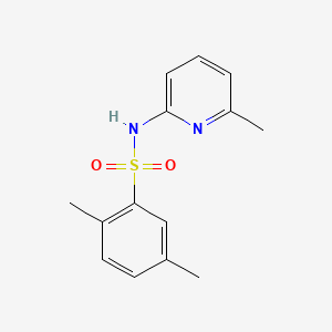 molecular formula C14H16N2O2S B2941453 2,5-dimethyl-N-(6-methylpyridin-2-yl)benzenesulfonamide CAS No. 899241-33-9