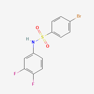 4-bromo-N-(3,4-difluorophenyl)benzenesulfonamide