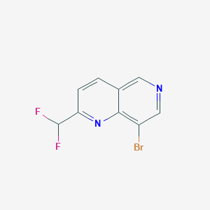8-Bromo-2-(difluoromethyl)-1,6-naphthyridine