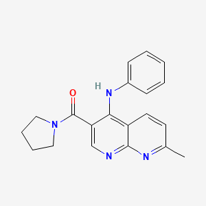 3-[6-(4-fluorophenoxy)pyridazin-3-yl]-N-isobutylbenzamide