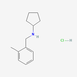 B2941529 N-(2-Methylbenzyl)cyclopentanamine hydrochloride CAS No. 108157-27-3; 52505-11-0