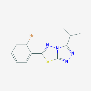 6-(2-Bromophenyl)-3-isopropyl[1,2,4]triazolo[3,4-b][1,3,4]thiadiazole