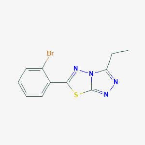 6-(2-Bromophenyl)-3-ethyl[1,2,4]triazolo[3,4-b][1,3,4]thiadiazole