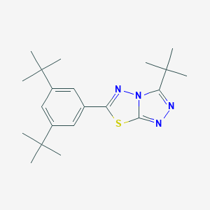 3-Tert-butyl-6-(3,5-di-tert-butylphenyl)[1,2,4]triazolo[3,4-b][1,3,4]thiadiazole