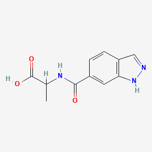 2-(1H-indazol-6-ylformamido)propanoic acid