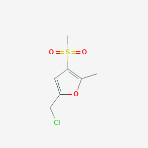 5-(Chloromethyl)-3-methanesulfonyl-2-methylfuran