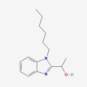 1-(1-hexyl-1H-benzimidazol-2-yl)ethanol