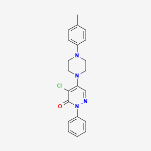 4-Chloro-5-[4-(4-methylphenyl)piperazin-1-yl]-2-phenyl-2,3-dihydropyridazin-3-one