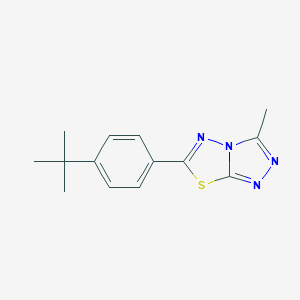 6-(4-Tert-butylphenyl)-3-methyl[1,2,4]triazolo[3,4-b][1,3,4]thiadiazole