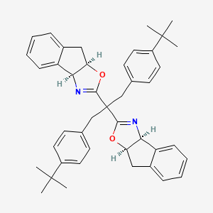 (3aS,3a'S,8aR,8a'R)-2,2'-(1,3-Bis(4-(tert-butyl)phenyl)propane-2,2-diyl)bis(3a,8a-dihydro-8H-indeno[1,2-d]oxazole)(97%)