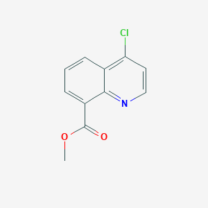 molecular formula C11H8ClNO2 B2941682 4-氯喹啉-8-甲酸甲酯 CAS No. 1416440-14-6