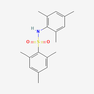 molecular formula C18H23NO2S B2941685 2,4,6-三甲基-N-(2,4,6-三甲苯基)苯磺酰胺 CAS No. 313688-33-4