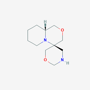molecular formula C11H20N2O2 B2941714 (5R,9'Ar)-螺[1,3-恶嗪烷-5,4'-3,6,7,8,9,9a-六氢-1H-吡啶并[2,1-c][1,4]恶嗪] CAS No. 2248184-45-2